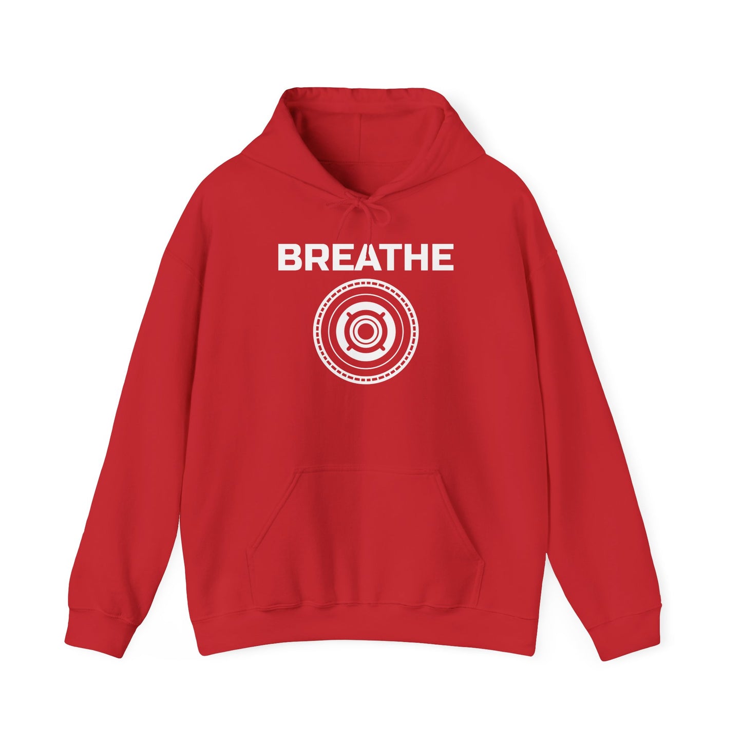 Breathe Graphic Unisex Hoodie - Relaxing Heavy Blend Sweatshirt