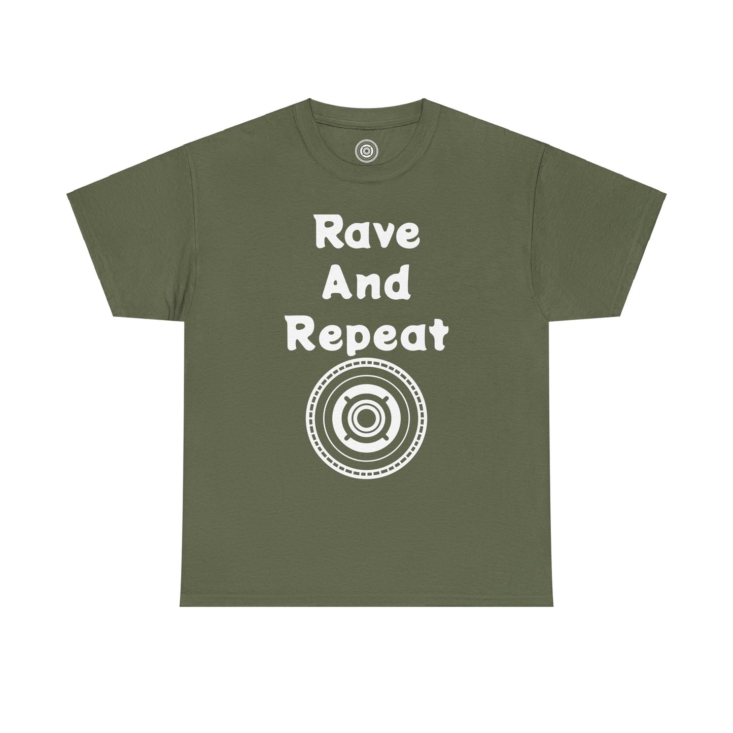 Rave And Repeat Unisex Heavy Cotton Tee - Perfect for Party Lovers