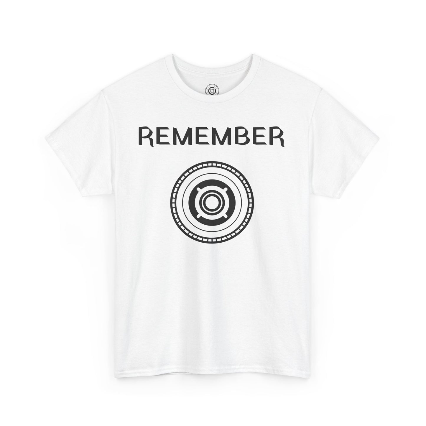 Inspirational Unisex Heavy Cotton Tee - "Remember" Graphic Shirt