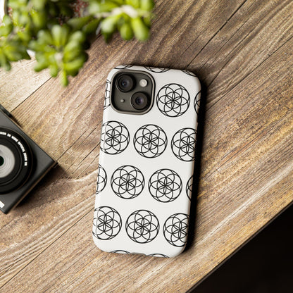 Seed Of Life Mandala Pattern Cell Phone Case