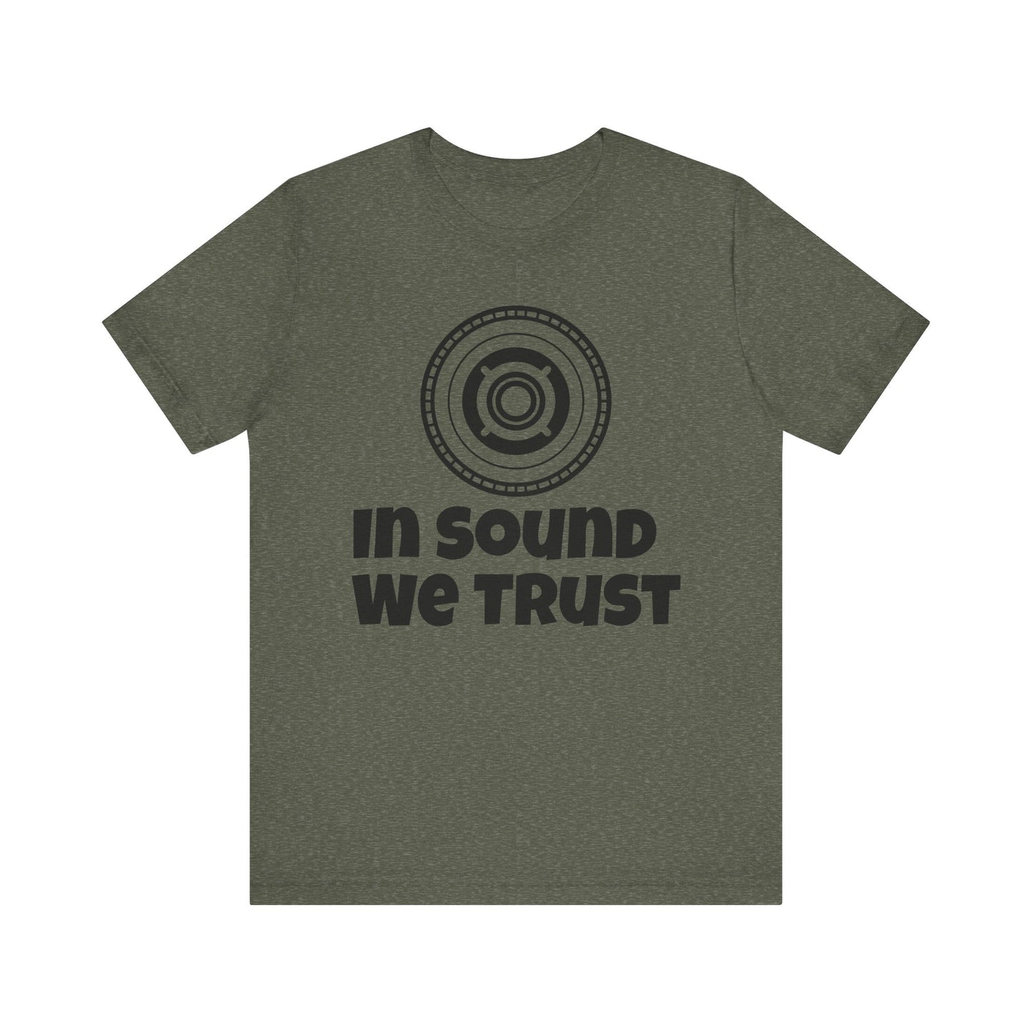 In sound we trust Tee - Unisex Jersey Short Sleeve