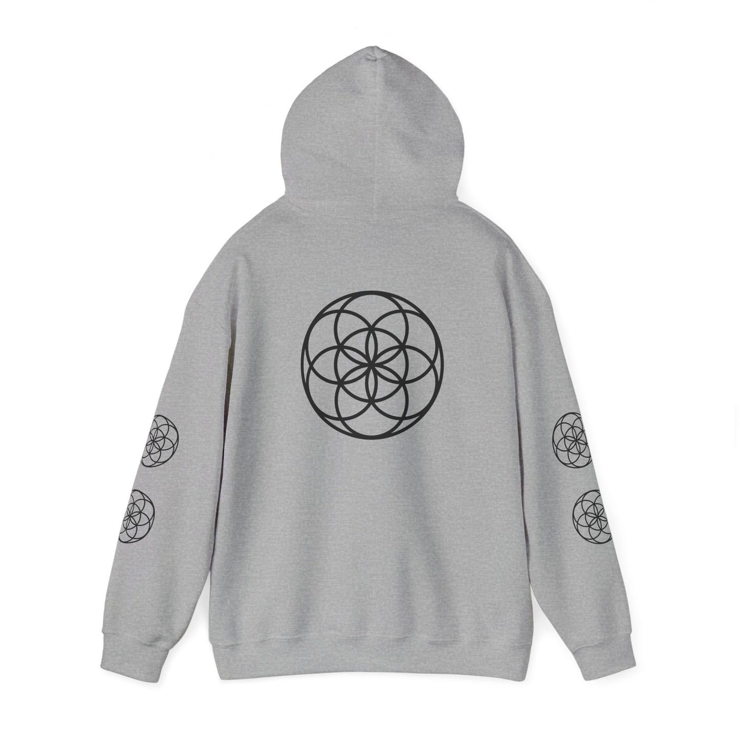 Seed of Life Mandala Hoodie All Around Print