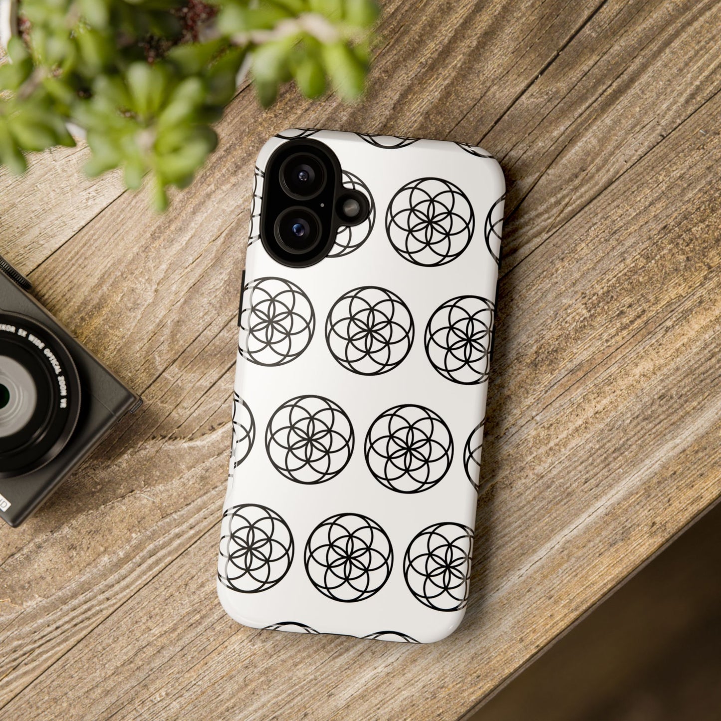 Seed Of Life Mandala Pattern Cell Phone Case