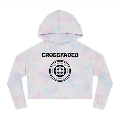 Cropped Hoodie - Crossfaded like a DJ