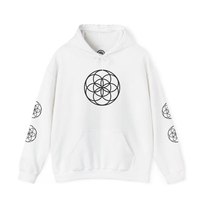 Seed of Life Mandala Hoodie All Around Print