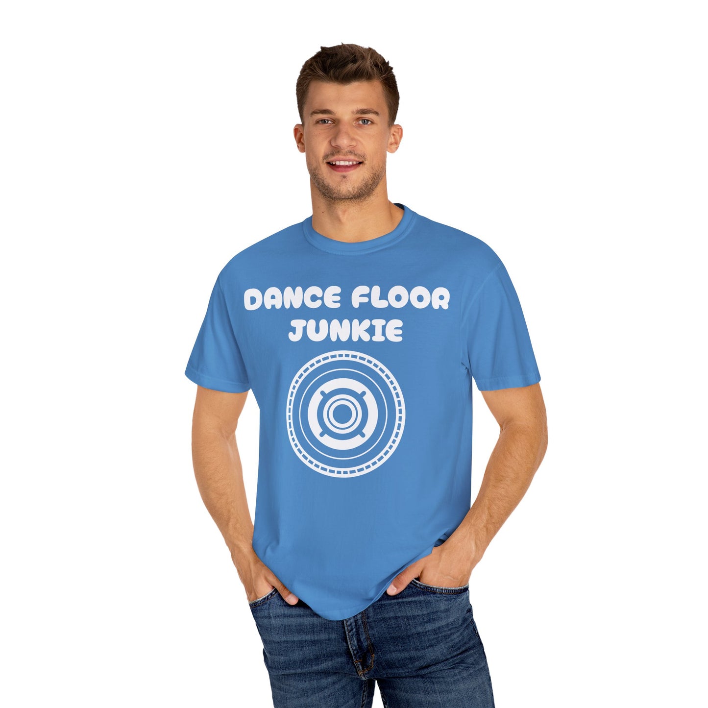 Dance Floor Junkie Unisex Garment-Dyed T-Shirt