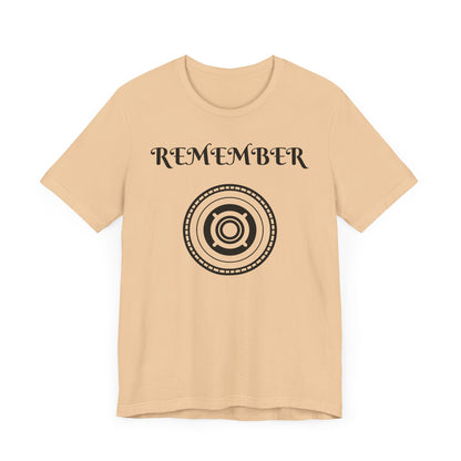 Remember Graphic Unisex Jersey Tee - Casual Reminder of Life's Moments