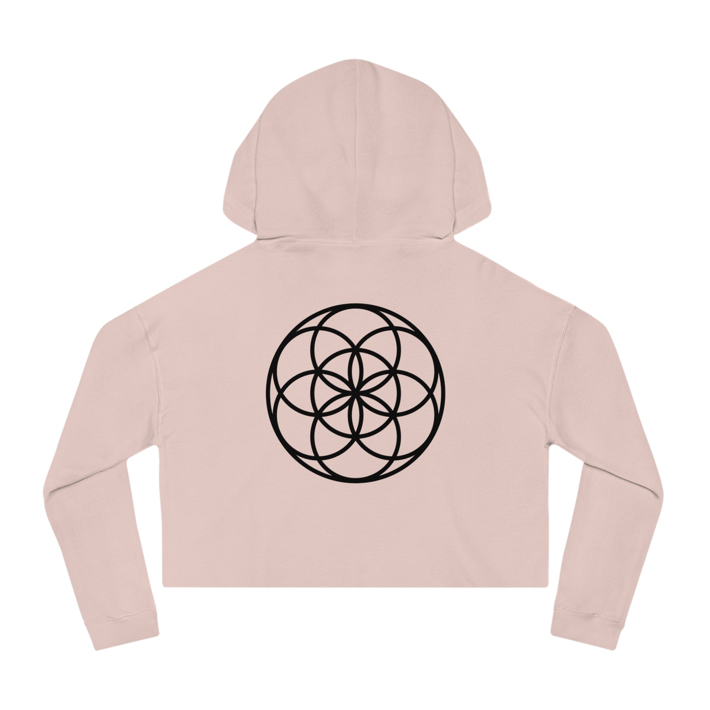 Seed Of Life Cropped Mandala Hoodie