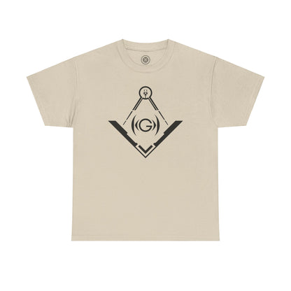 Masonic Inspired Unisex Heavy Cotton Tee - Modern Art Design