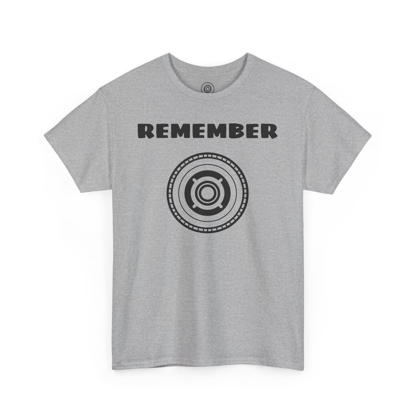 Inspirational Unisex Heavy Cotton Tee - "Remember" Graphic Shirt SIG