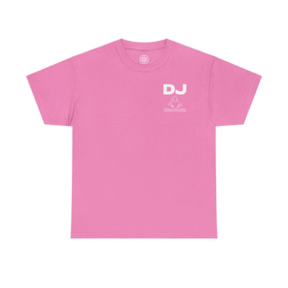 DJ And Logo On Chest White Lettering