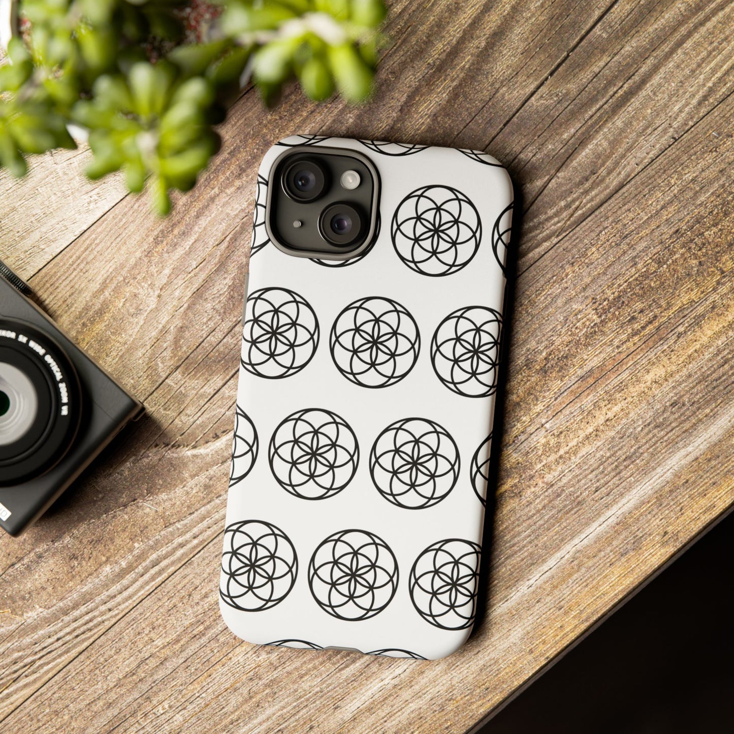 Seed Of Life Mandala Pattern Cell Phone Case