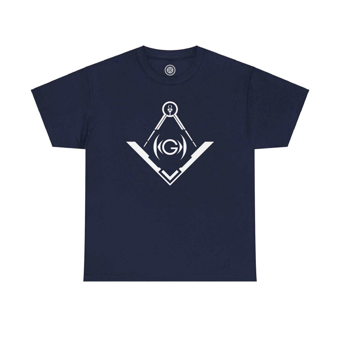 Masonic Inspired Unisex Heavy Cotton Tee - Modern Art Design