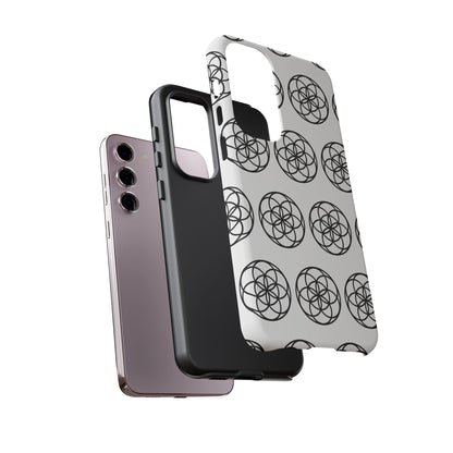 Seed Of Life Mandala Pattern Cell Phone Case