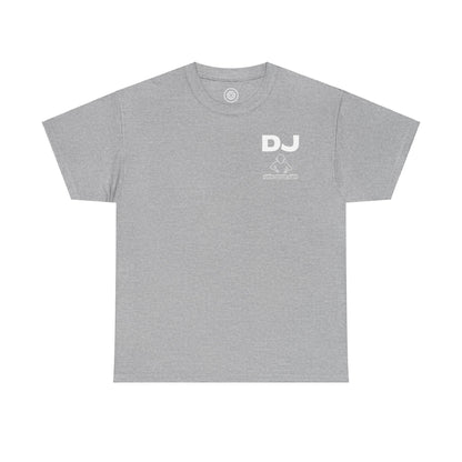 DJ And Logo On Chest White Lettering