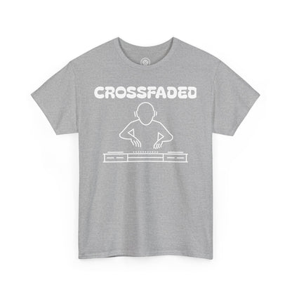 Crossfaded DJ Logo Across Chest White Lettering