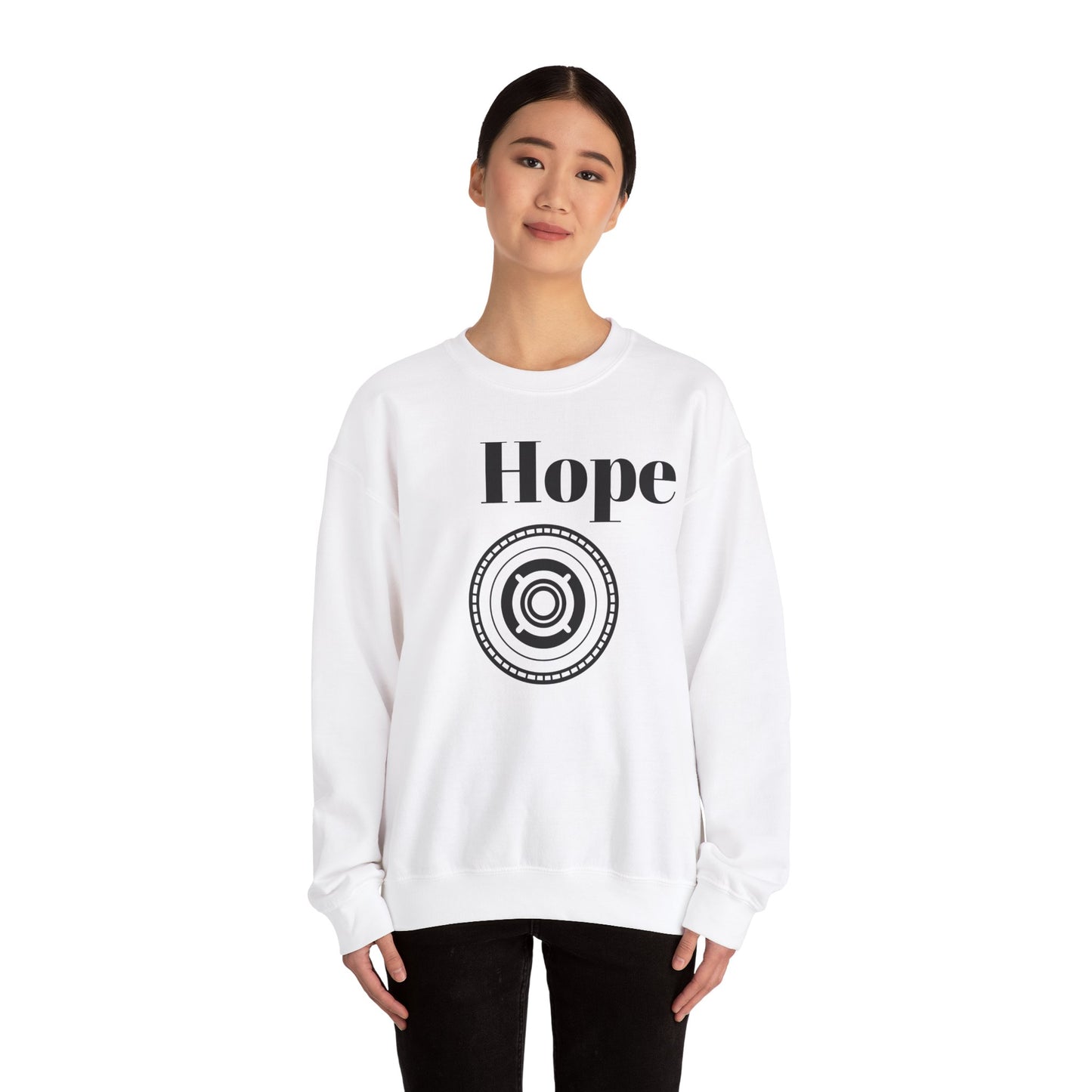 Unisex Heavy Blend™ Crewneck Sweatshirt - 'Hope' Inspirational Design