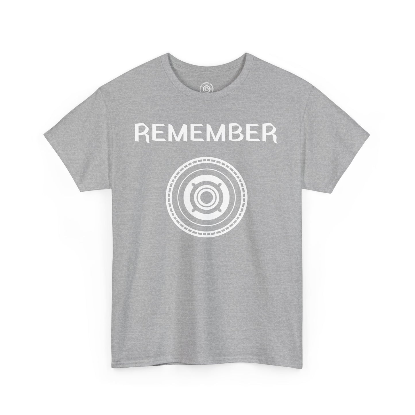 Inspirational Unisex Heavy Cotton Tee - "Remember" Graphic Shirt