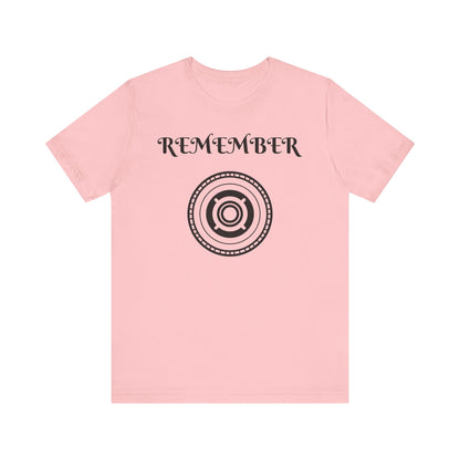 Remember Graphic Unisex Jersey Tee - Casual Reminder of Life's Moments