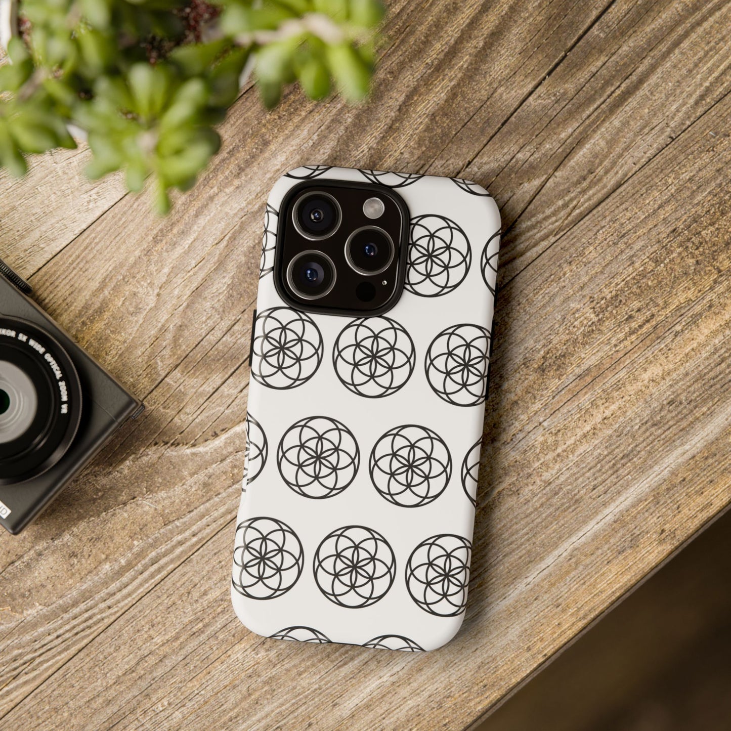 Seed Of Life Mandala Pattern Cell Phone Case