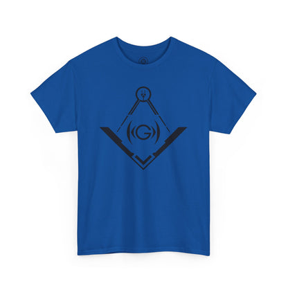 Masonic Inspired Unisex Heavy Cotton Tee - Modern Art Design