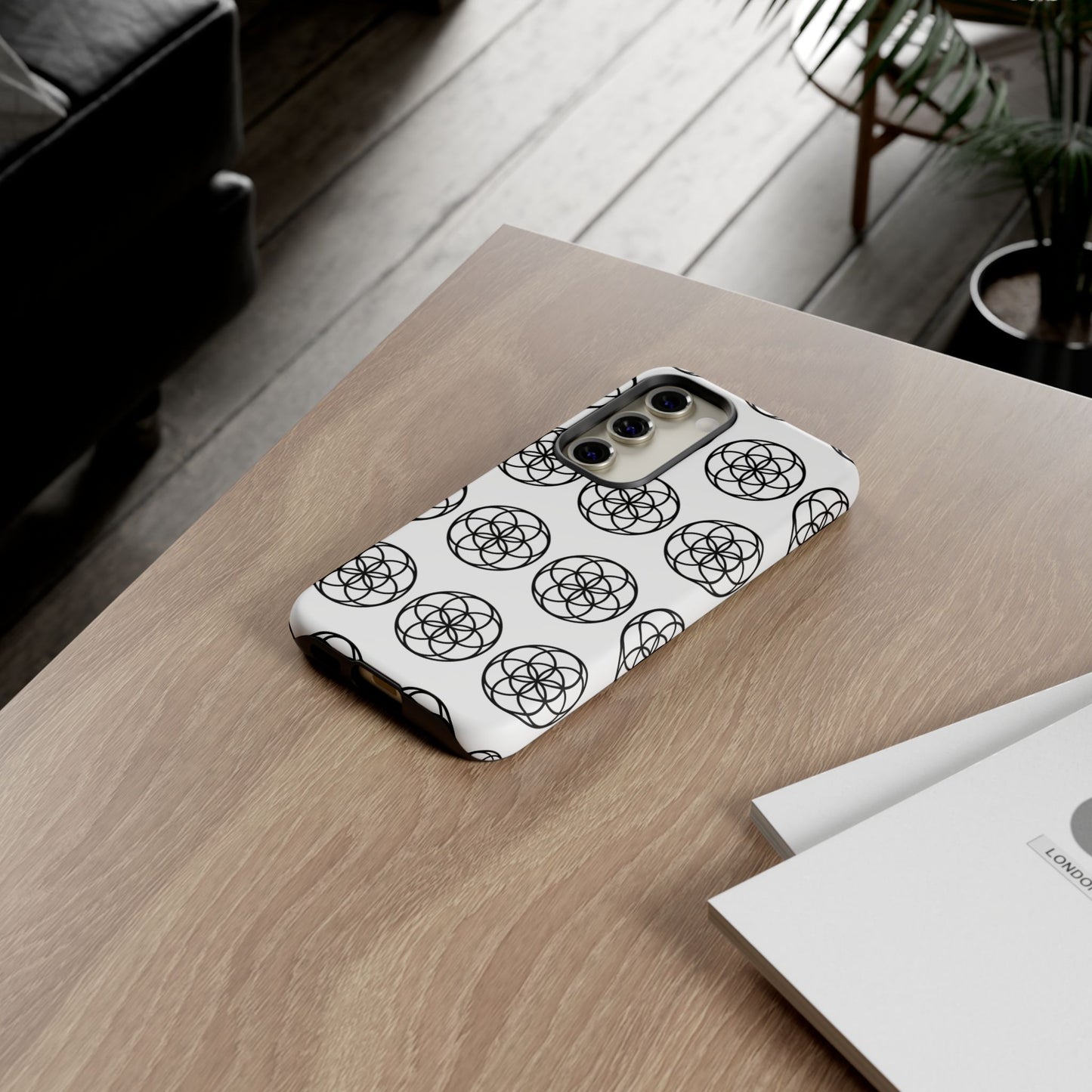 Seed Of Life Mandala Pattern Cell Phone Case