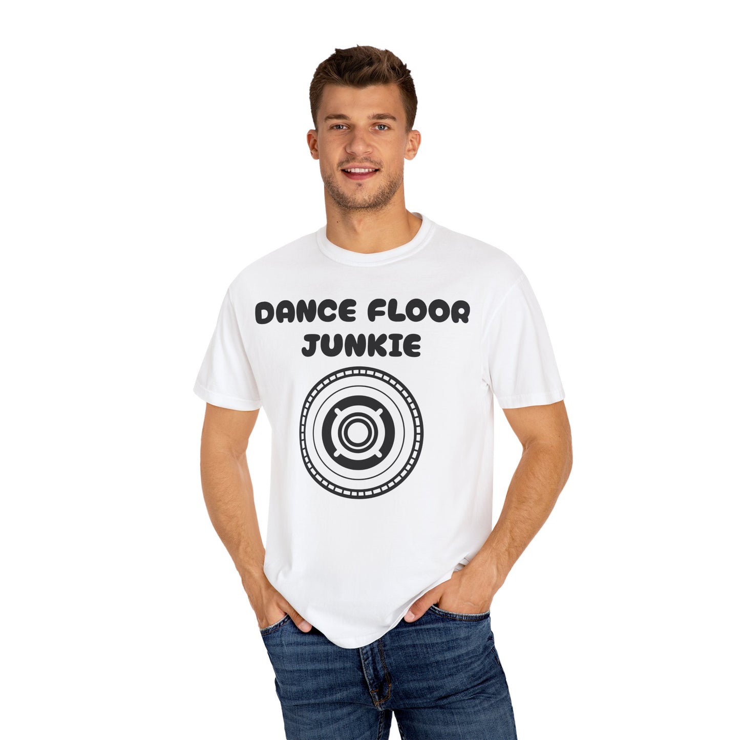 Dance Floor Junkie Unisex Garment-Dyed T-Shirt