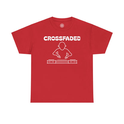 Crossfaded DJ Logo Across Chest White Lettering