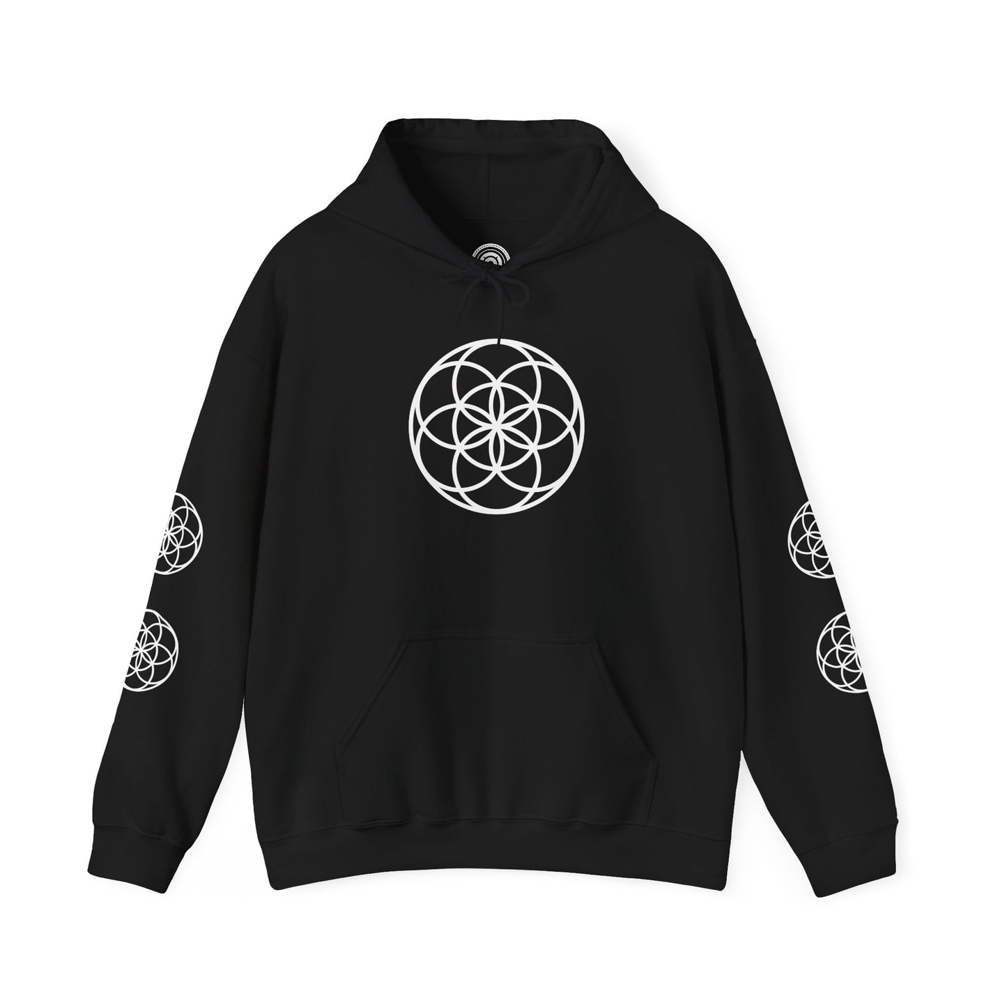 Seed of Life Mandala Hoodie All Around Print