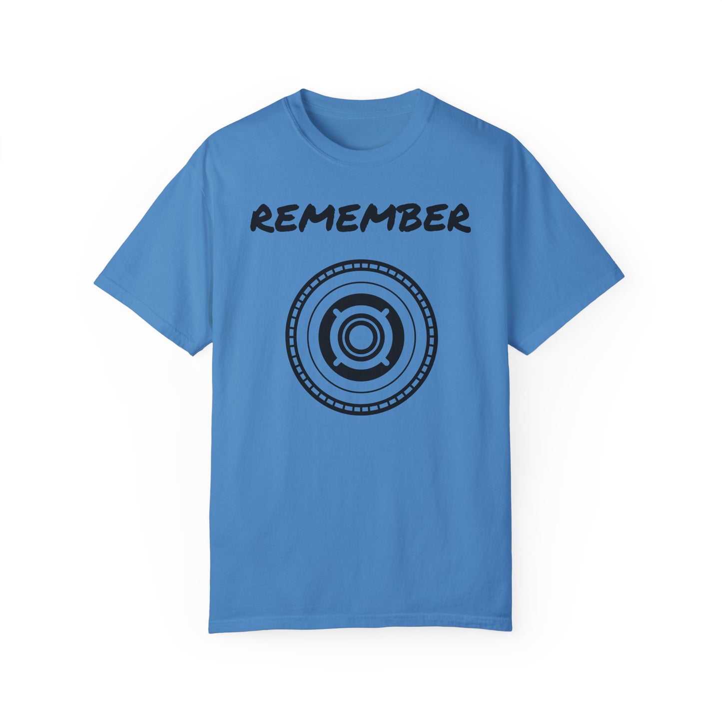 Unisex Garment-Dyed T-Shirt - "Remember" Graphic Tee for Everyday Inspiration