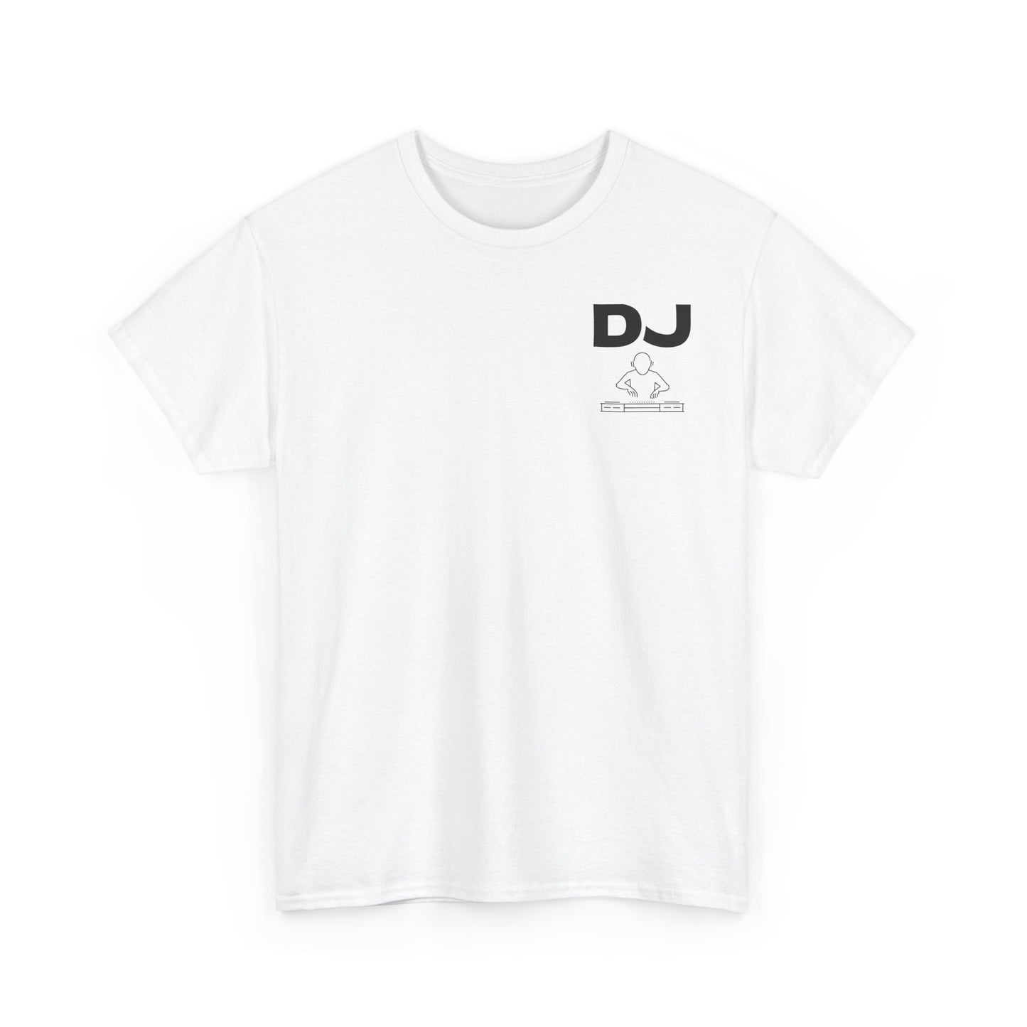 DJ and Logo on Chest Black Lettering