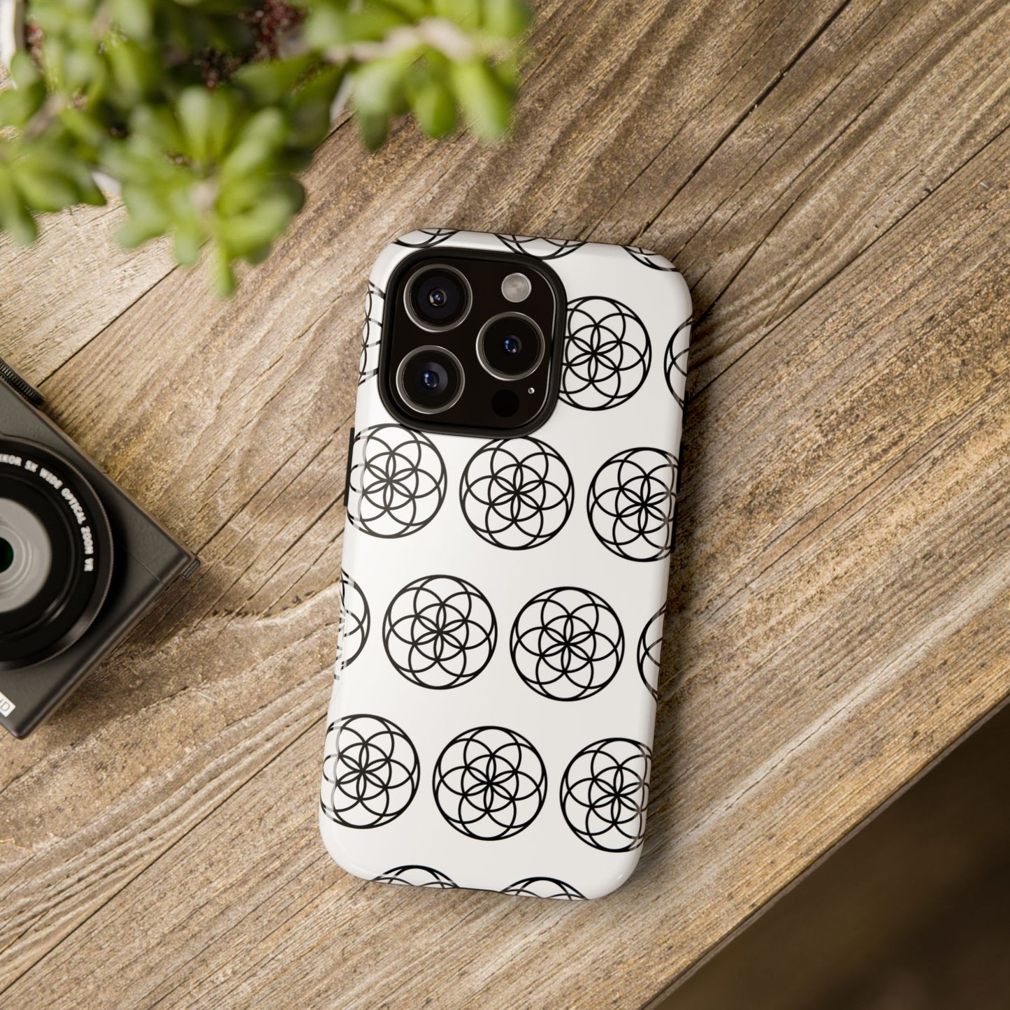 Seed Of Life Mandala Pattern Cell Phone Case