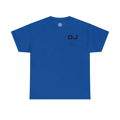 DJ and Logo on Chest Black Lettering