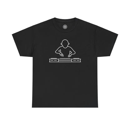 DJ Vibes DJ Logo Across Chest White Logo