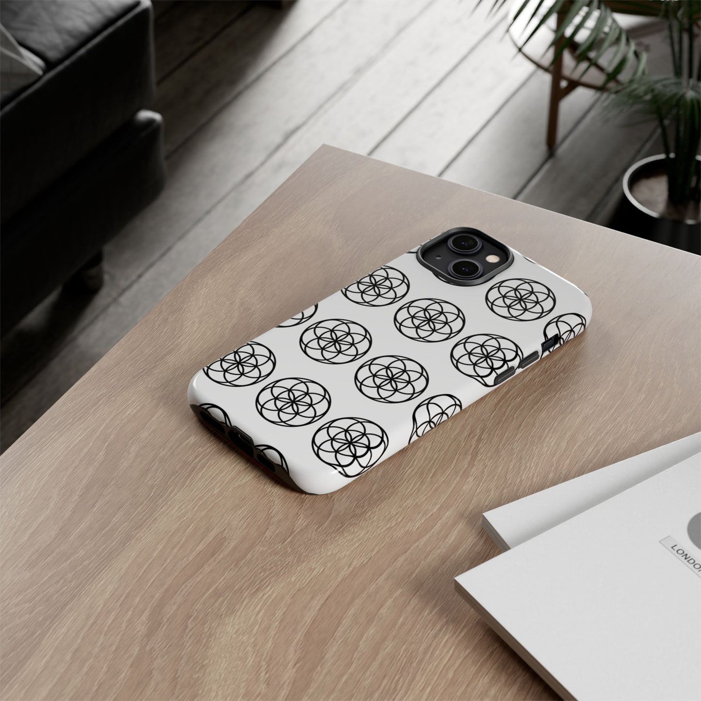 Seed Of Life Mandala Pattern Cell Phone Case