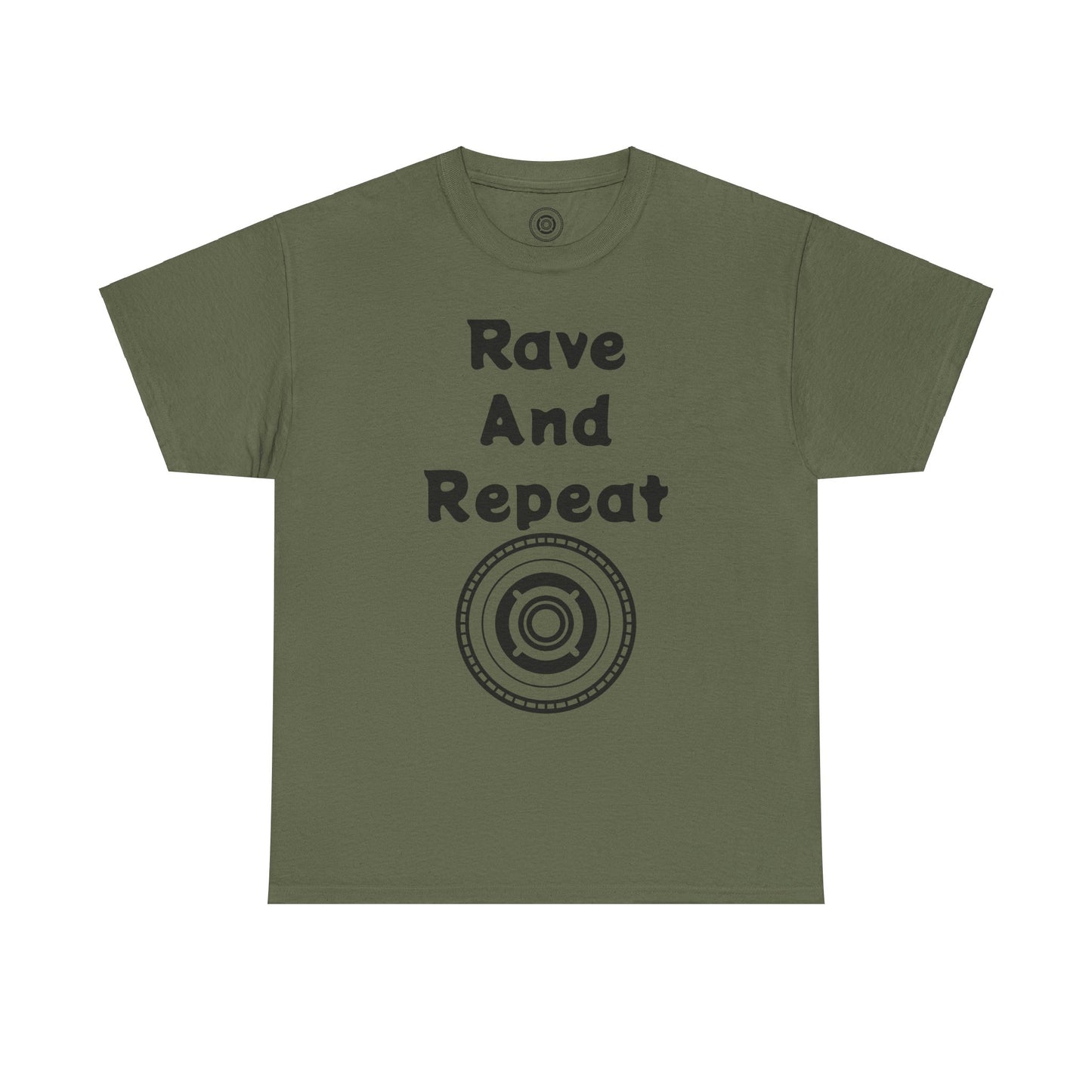 Rave And Repeat Unisex Heavy Cotton Tee - Perfect for Party Lovers