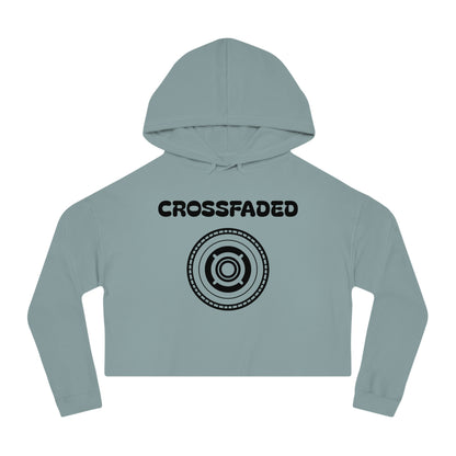 Cropped Hoodie - Crossfaded like a DJ