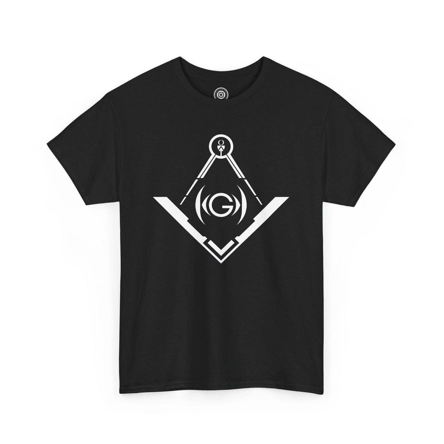 Masonic Inspired Unisex Heavy Cotton Tee - Modern Art Design