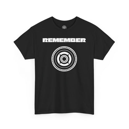 Inspirational Unisex Heavy Cotton Tee - "Remember" Graphic Shirt CC