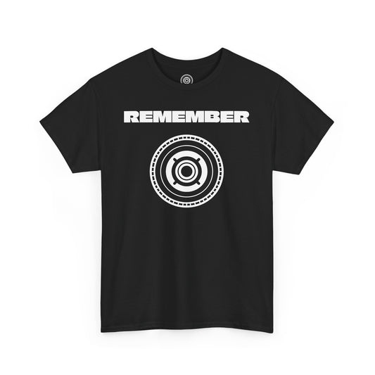 Inspirational Unisex Heavy Cotton Tee - "Remember" Graphic Shirt CC