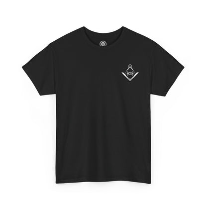 Masonic chest logo Inspired Unisex Heavy Cotton Tee - Modern Art Design