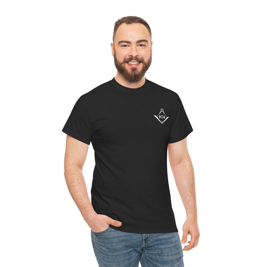 Masonic chest logo Inspired Unisex Heavy Cotton Tee - Modern Art Design