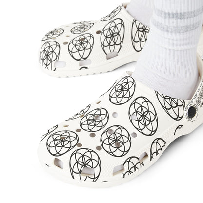 Patterned EVA Foam Rubber Clogs - Seed Of Life