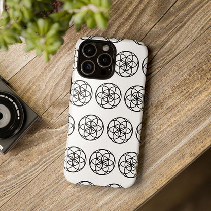 Seed Of Life Mandala Pattern Cell Phone Case