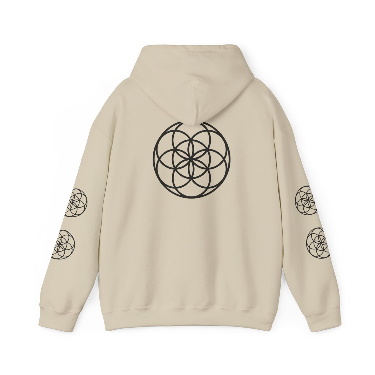 Seed of Life Mandala Hoodie All Around Print