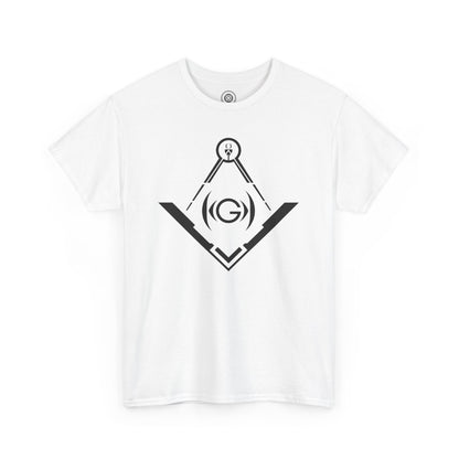 Masonic Inspired Unisex Heavy Cotton Tee - Modern Art Design