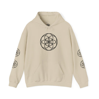 Seed of Life Mandala Hoodie All Around Print