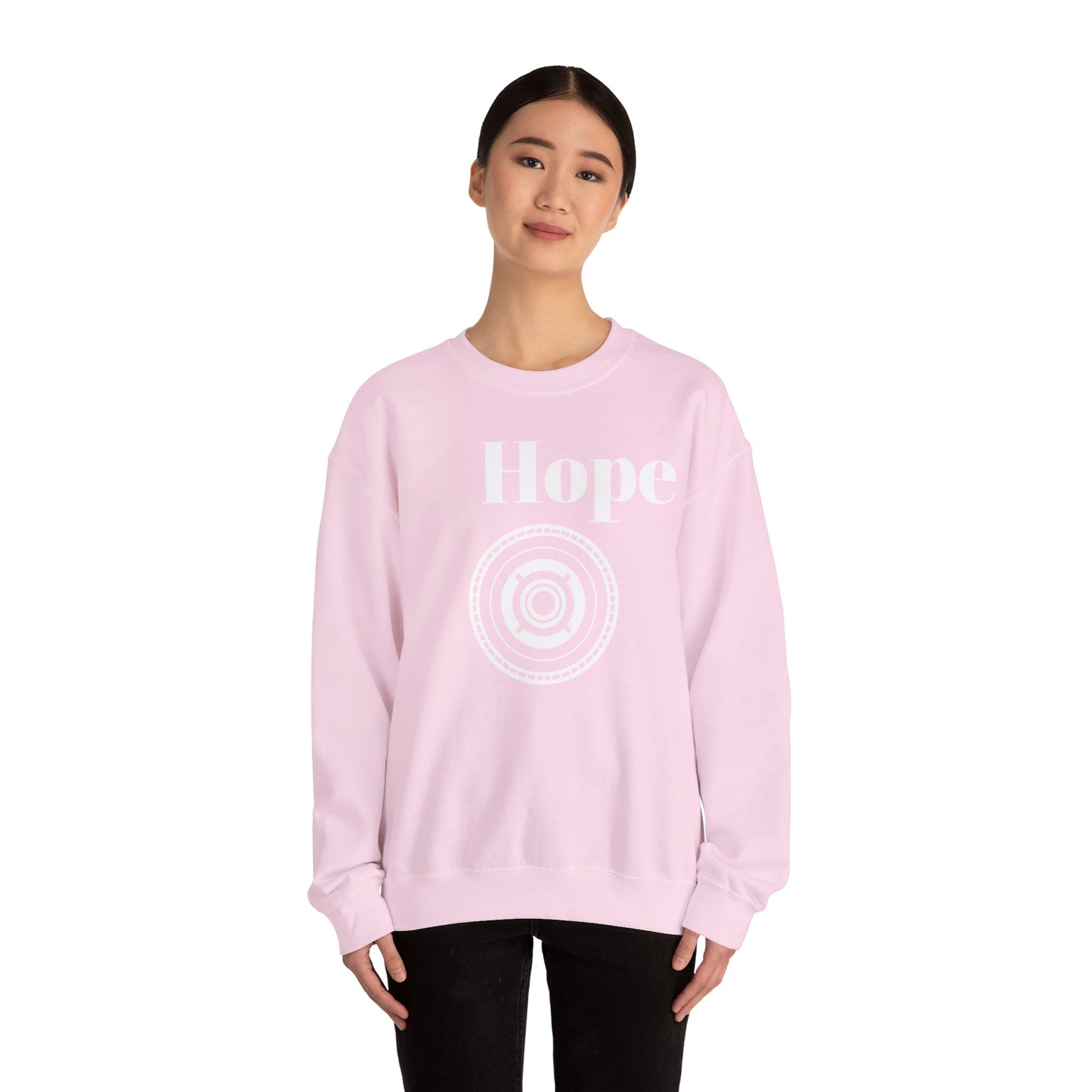 Unisex Heavy Blend™ Crewneck Sweatshirt - 'Hope' Inspirational Design