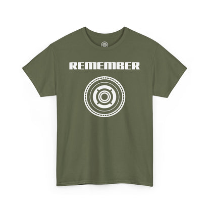 Inspirational Unisex Heavy Cotton Tee - "Remember" Graphic Shirt GO