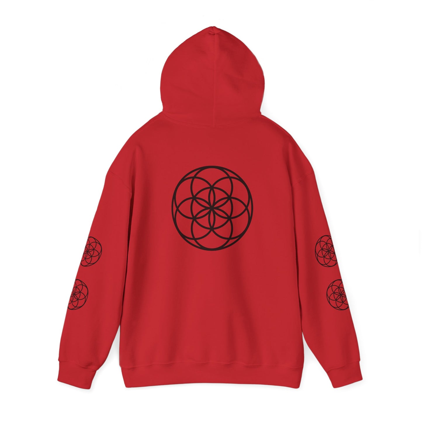 Seed of Life Mandala Hoodie All Around Print